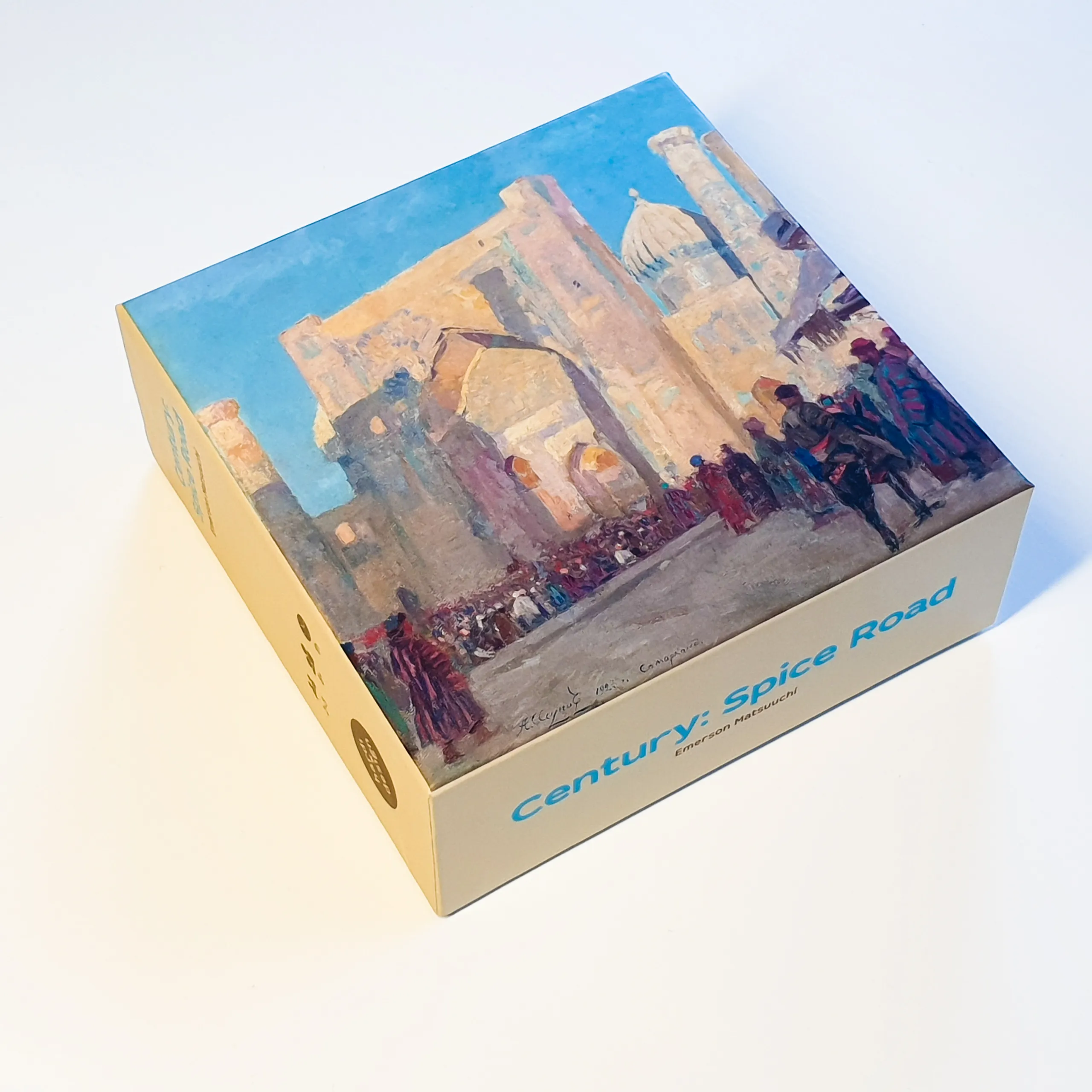 Game box at an angle