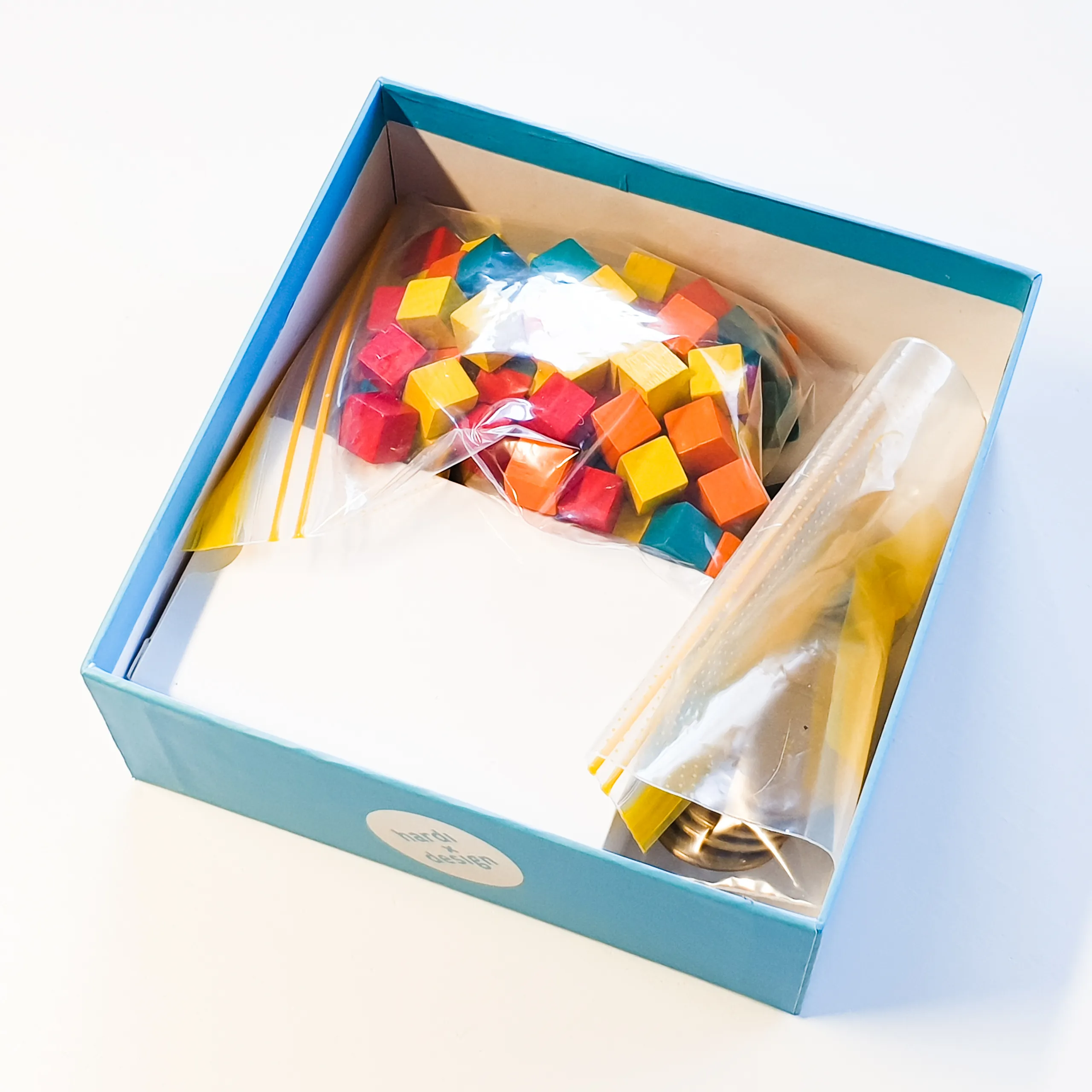 Game box open with contents visible