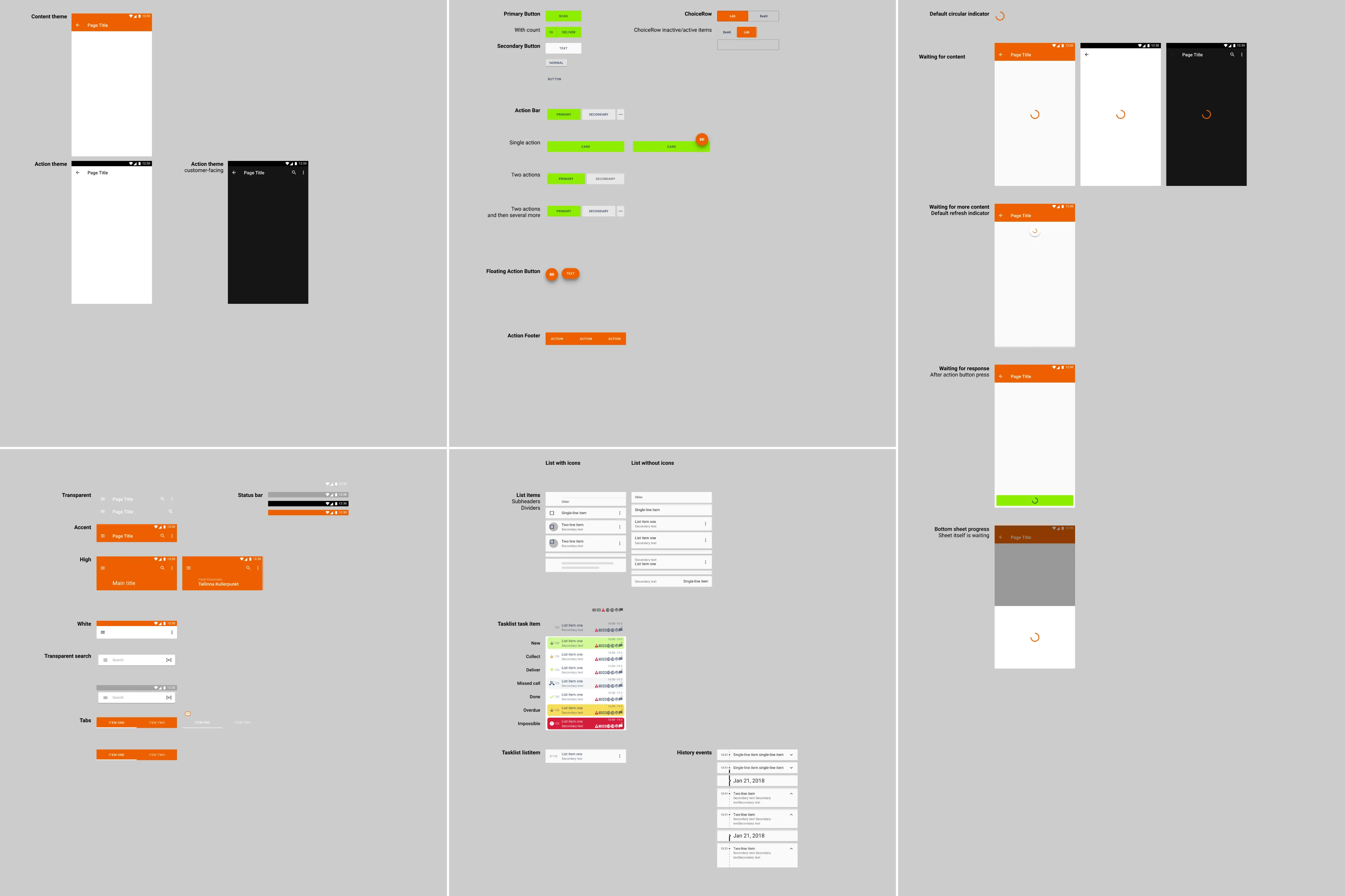Design system examples